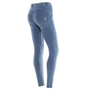 Freddy wrap up jeans light blue